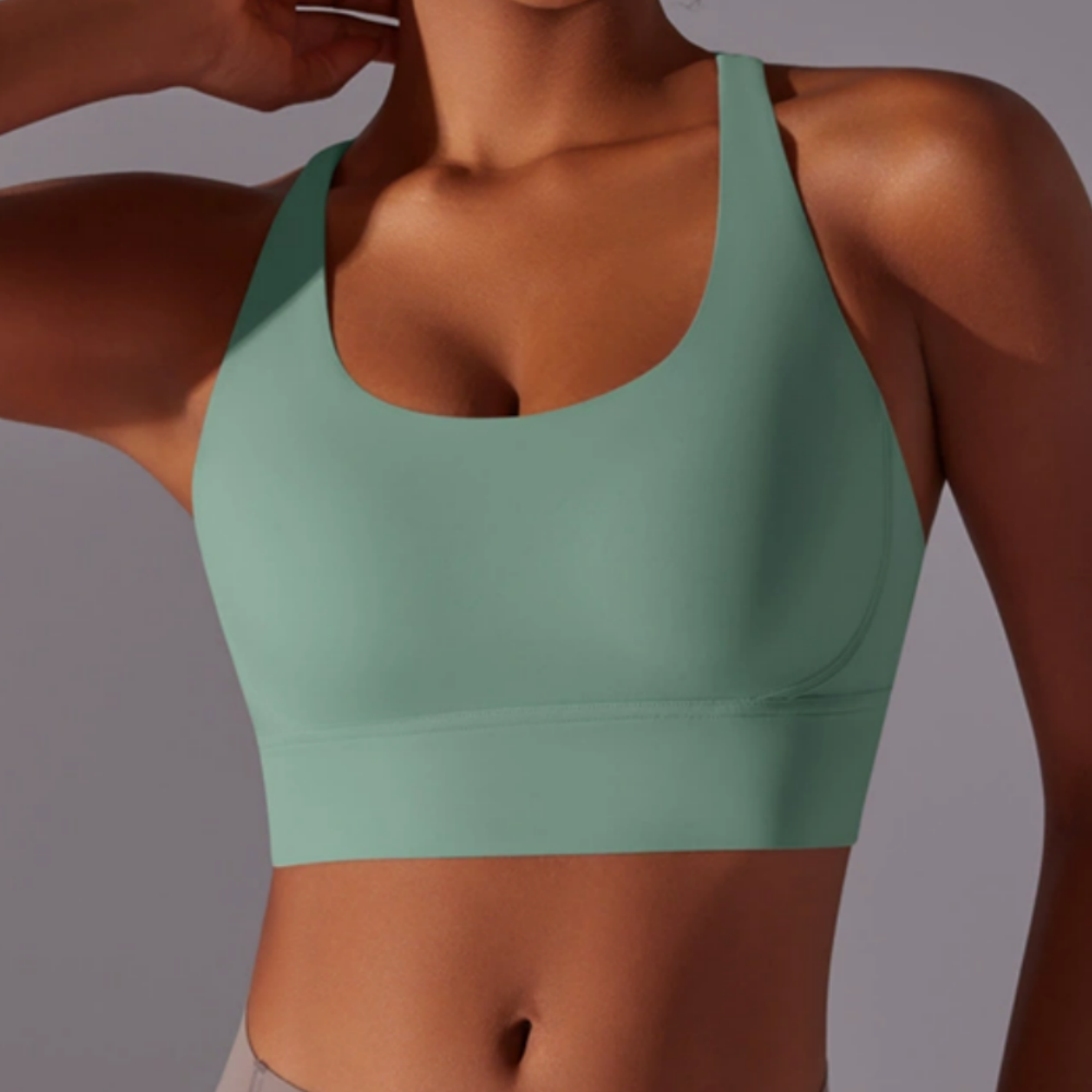 Push Up Bra Padded - Fitness-Sport-BH für Damen, Push-Up, ohne Bügel,