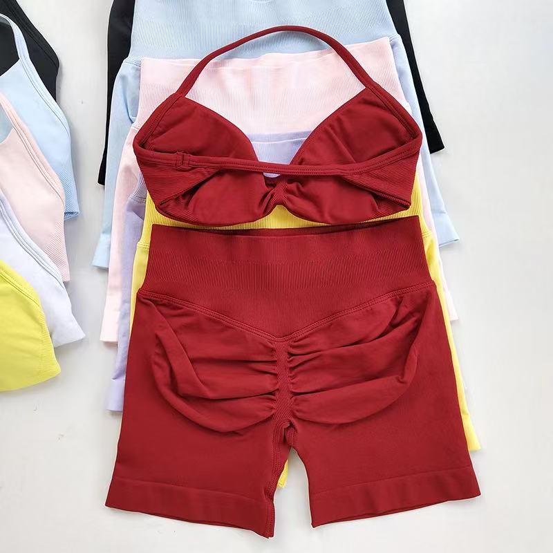 Sports Bra High Impact - HISTELLO Sport-Set für Damen, zweiteiliges Set