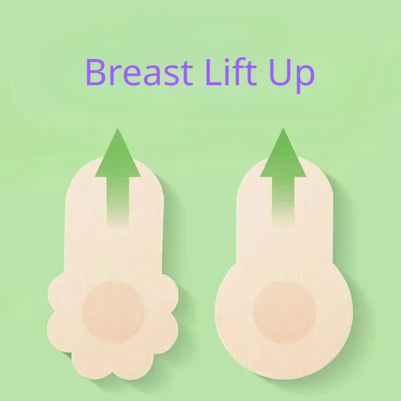 Nipple Cover Pasties - 10 Stück unsichtbare Bruststraffung für Damen,