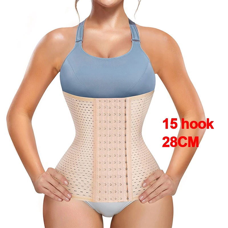 Shapewear Bodysuit Firm - Verbesserte klassische Taillentrainer-Shapewear, 28 cm Gürtel,