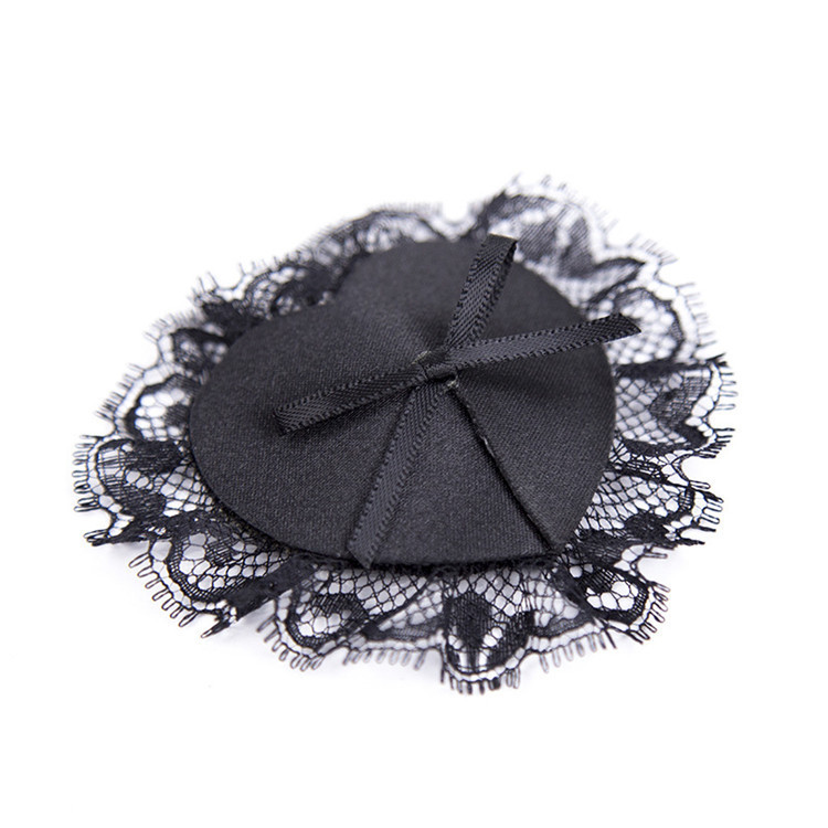 Nipple Cover Pasties - Spitzen-Pailletten-Herz Runde Nippelabdeckungen Wiederverwendbare Selbstklebende Silikon-Brustaufkleber