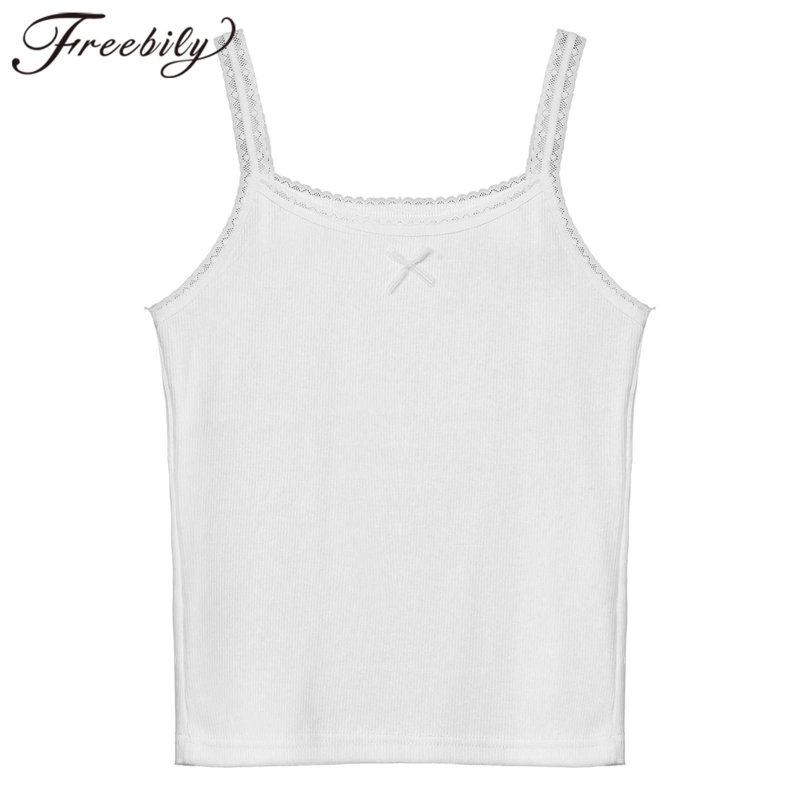 Teenager Kinder Yoga-Top Mädch – Cami Top Lace Bewertung und Preis